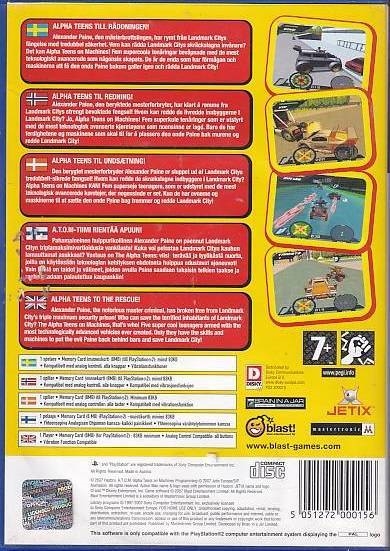 Action Man ATOM Alpha Teens on Machines - PS2 (Genbrug)